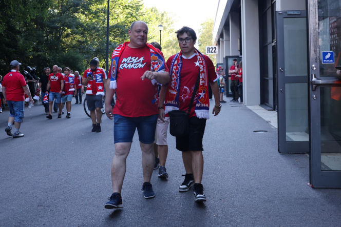 Wisła Kraków - Wieczysta Kraków: Zdjęcia kibiców i zawodników z meczu 6. kolejki PKO BP Ekstraklasy