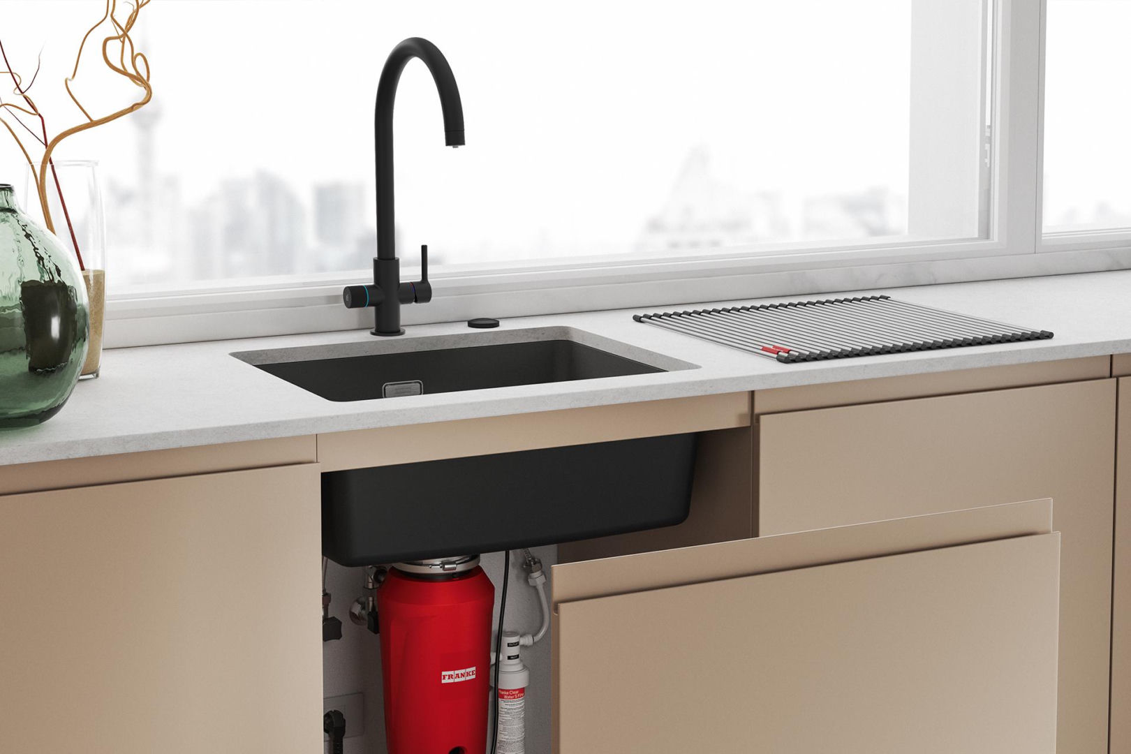 Franke, filtrująca bateria kuchenna Lina Clear Water