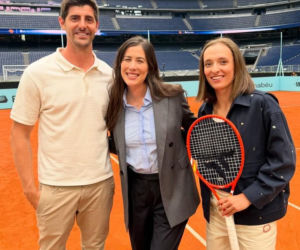 Iga Świątek na Santiago Bernabeu