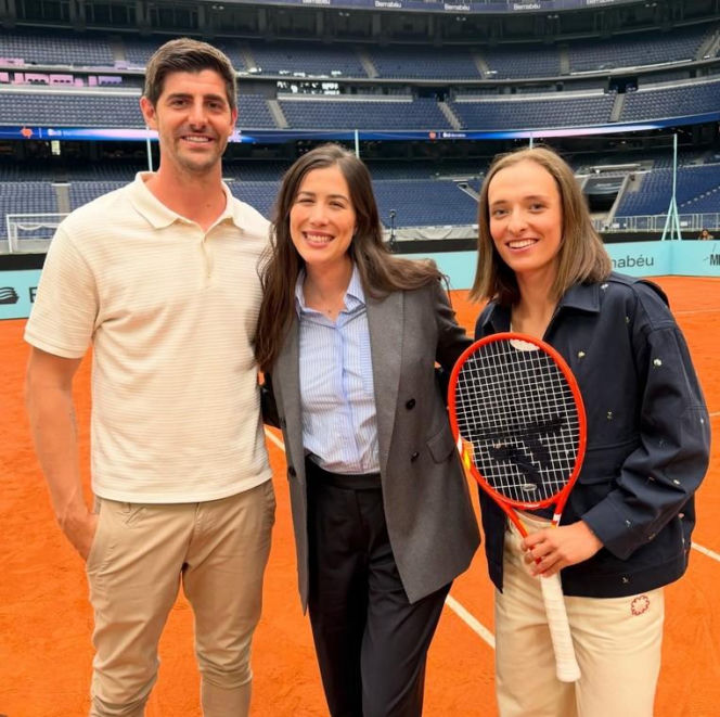 Iga Świątek na Santiago Bernabeu