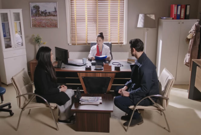 Panna młoda, odcinek 30. Hancer, Cihan, lekarka