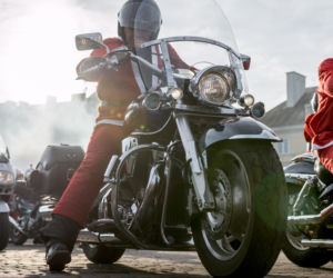 MotoMikołaje 2015 Lublin: Motocykliści z prezentami dla dzieci