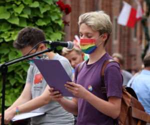 Demonstracja Nie damy się zastraszyć w Toruniu