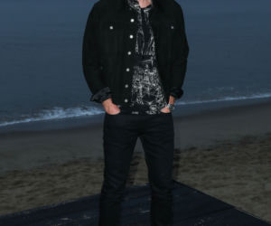 Liam Hemsworth na pokazie Saint Laurent