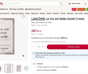 Kultowe perfumy Lancôme na promocji w Rossmannie. Ten klasyk pasuje na każdą okazję