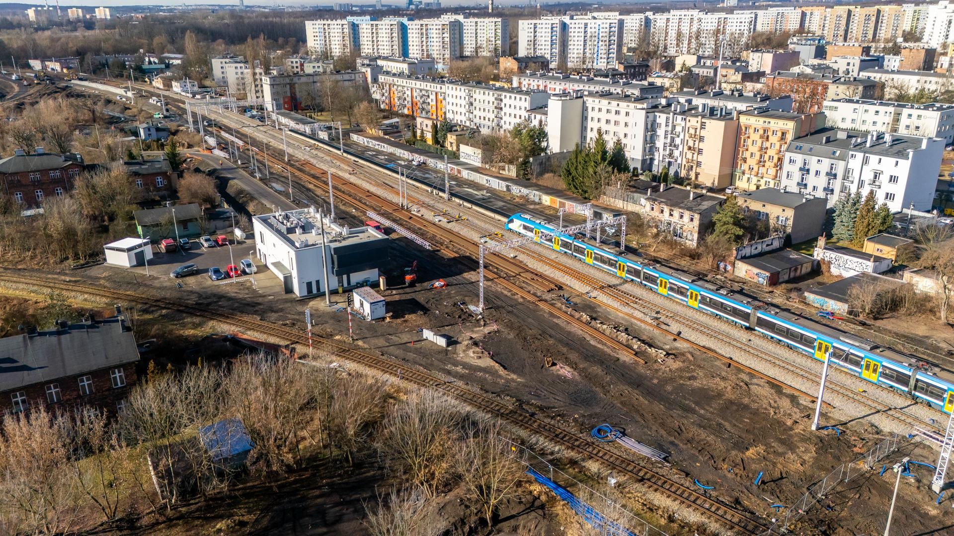 Przebudowa linii kolejowej E65 w Sosnowcu, remonty wiaduktów, dworca, peronów