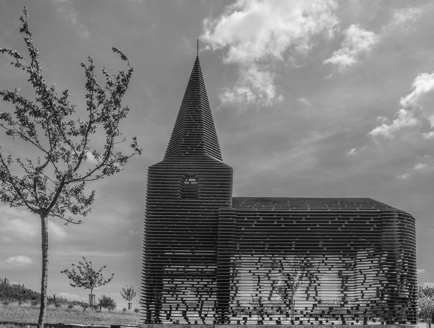 Kościół Doorkijkkerk w belgijskiej prowincji Limburg