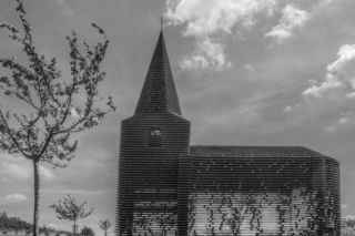 Kościół Doorkijkkerk w belgijskiej prowincji Limburg