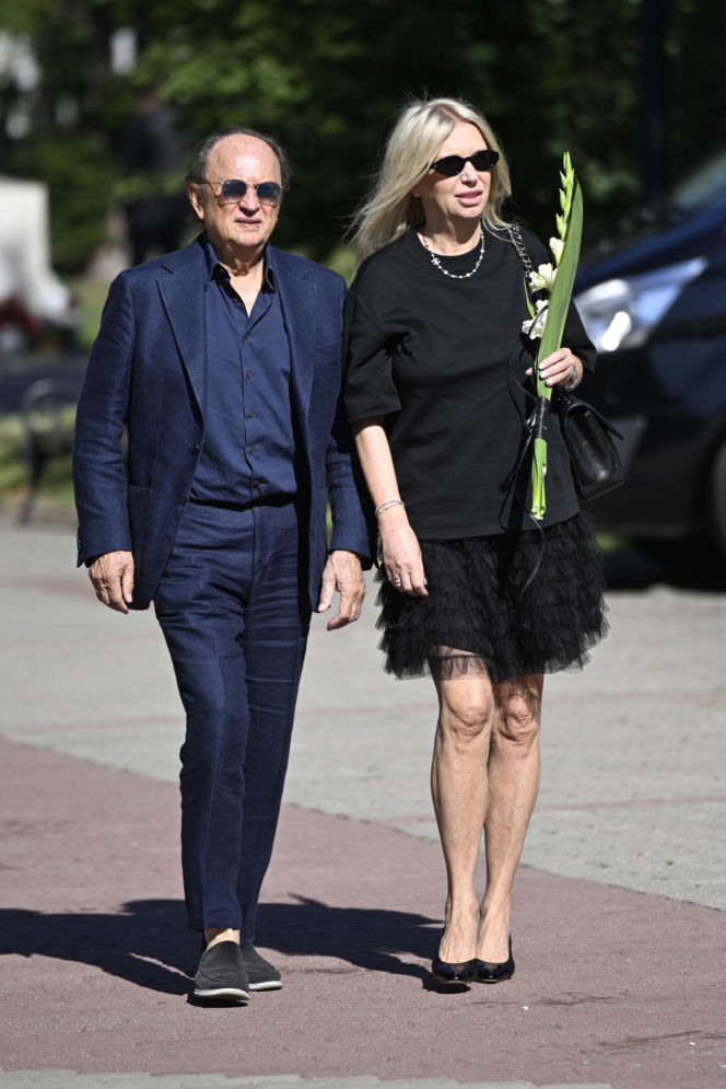 Politycy i dziennikarze na pogrzebie Andrzeja Morozowskiego