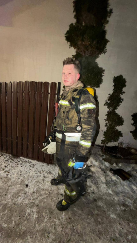 Druh Tymek wyniósł kota z płonącego domu. „Być może nie udałoby się go uratować”