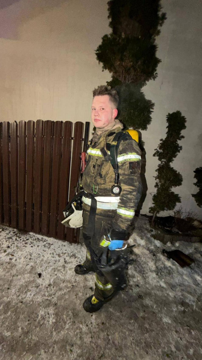 Druh Tymek wyniósł kota z płonącego domu. „Być może nie udałoby się go uratować”