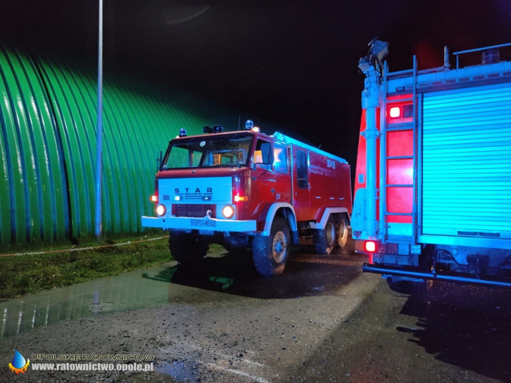 Pożar hotelu w Chrząstowicach. Jedna osoba zginęła, dwie są ranne 