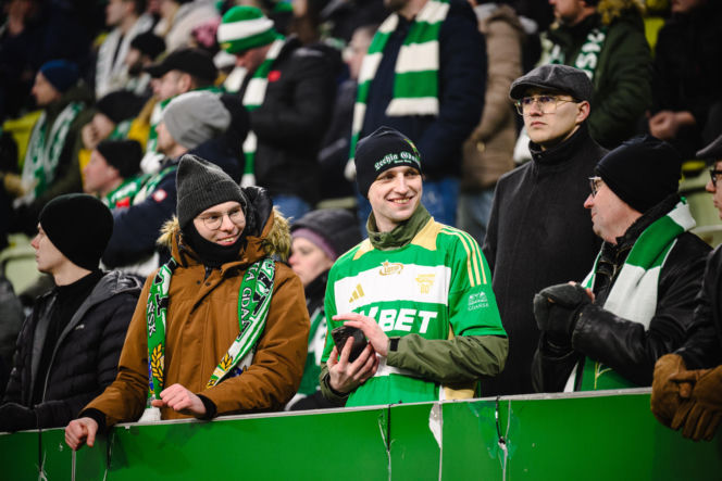 Lechia Gdańsk - Cracovia, zdjęcia kibiców z meczu 20. kolejki PKO BP Ekstraklasy