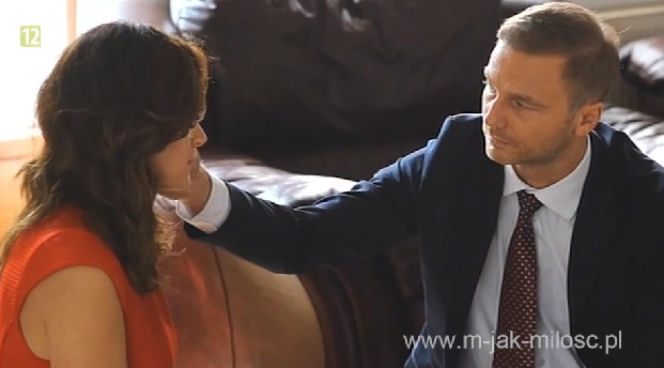 M jak miłość. Sonia (Marta Król), Andrzej (Krystian Wieczorek)