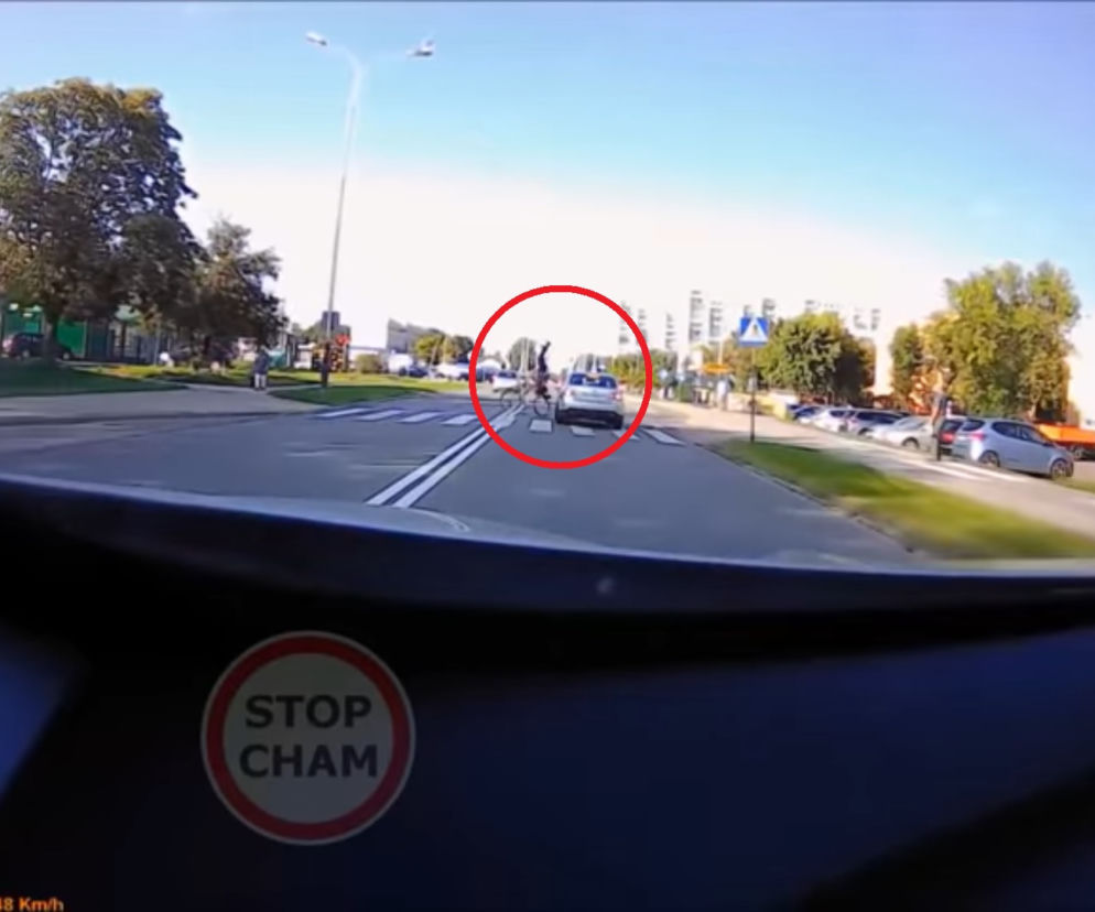 Potrącił 12-latkę na rowerze