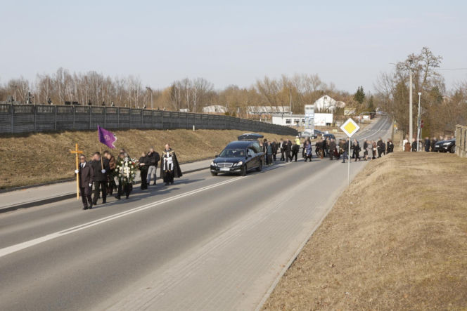 Pogrzeb fotoreportera Adama Chełstowskiego