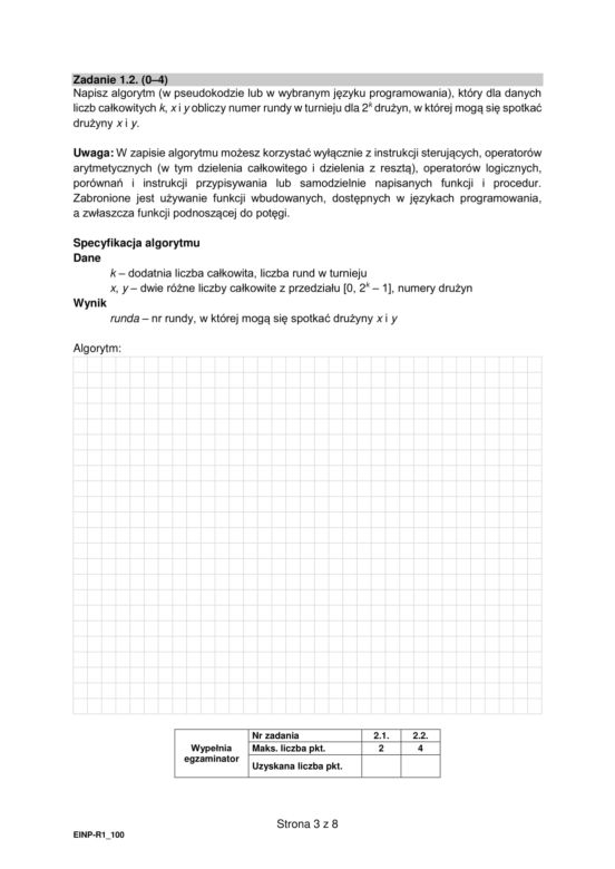 Matura próbna 2021: Informatyka [POZIOM ROZSZERZONY] ARKUSZE CKE cz. 1