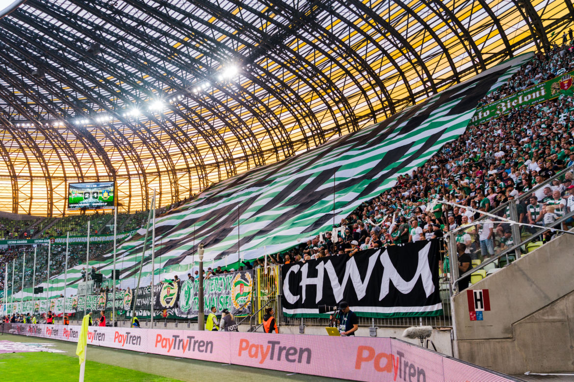 Kibice na meczu Lechia - Brøndby [ZDJĘCIA]