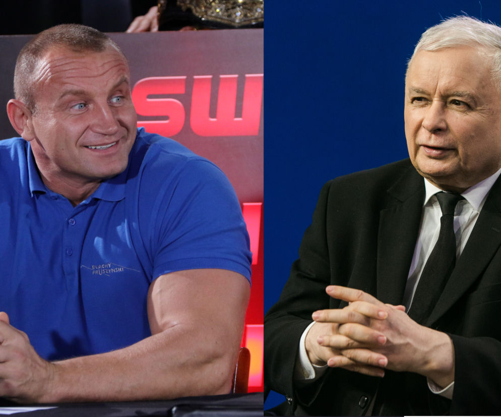 Mariusz Pudzianowski, Jarosław Kaczyński