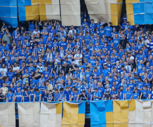 Kibice na meczu Lech Poznań - Wisła Płock