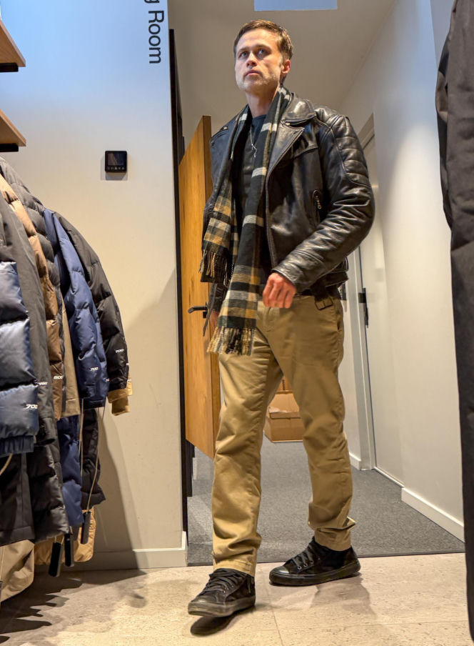 Maciej Zakościelny na zakupach