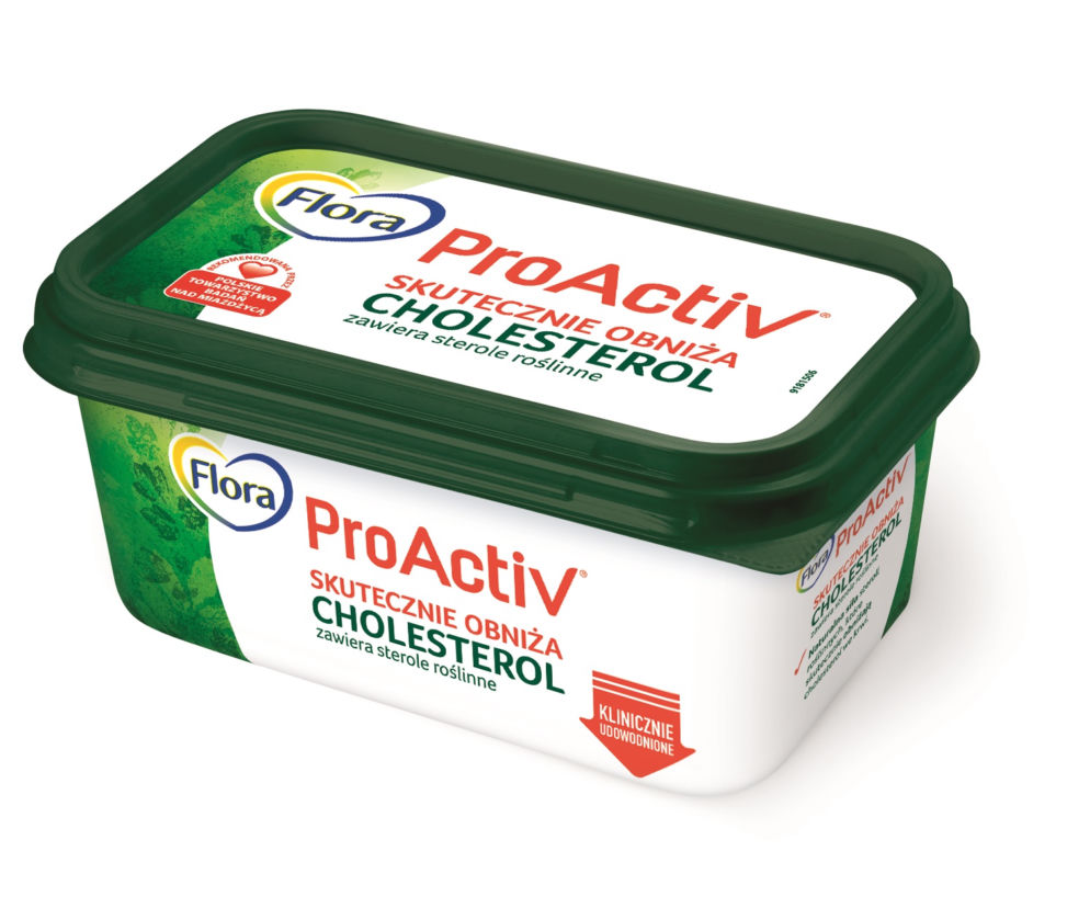 Dla zdrowia serca - Flora ProActiv w nowym opakowaniu podkreślającym siłę steroli roślinnych