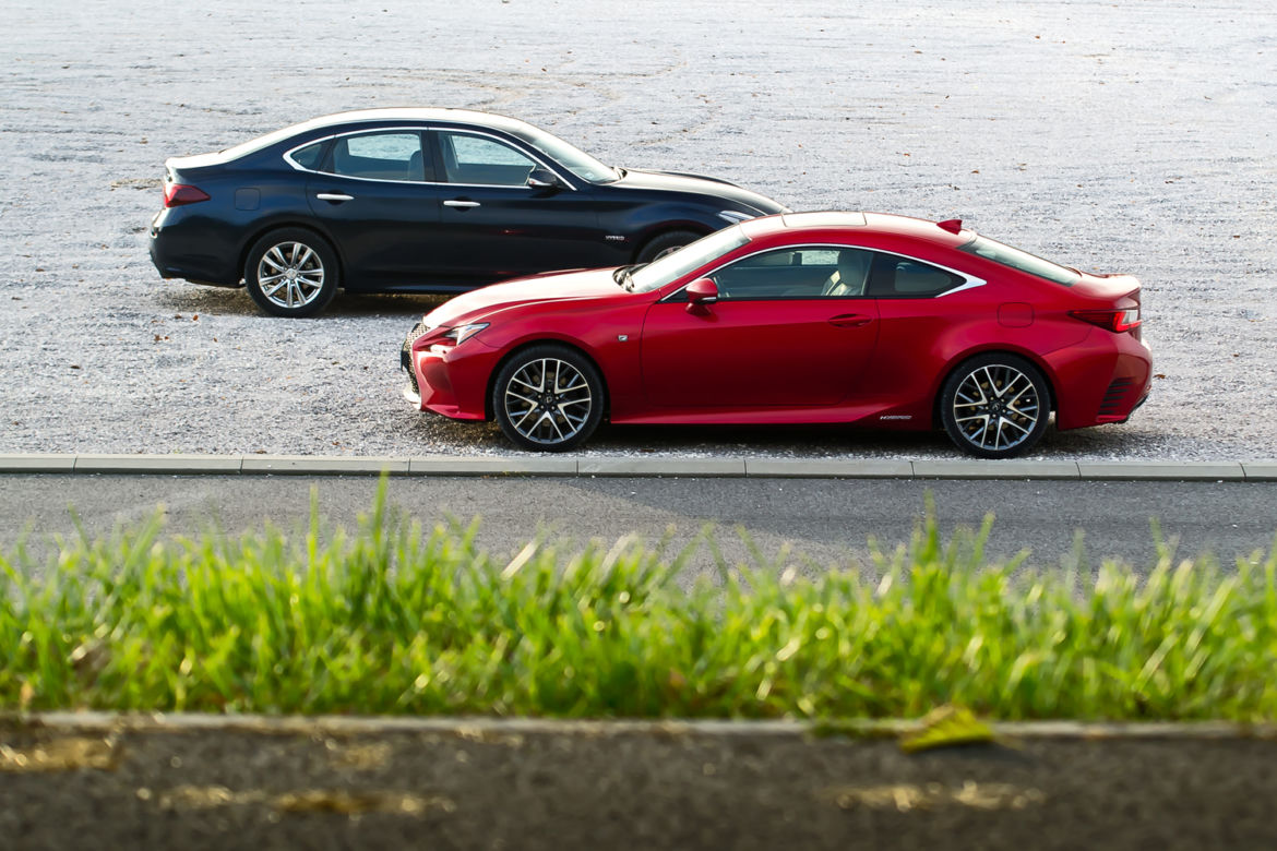 Infiniti Q70h Premium Tech & Lexus RC 300h F Sport