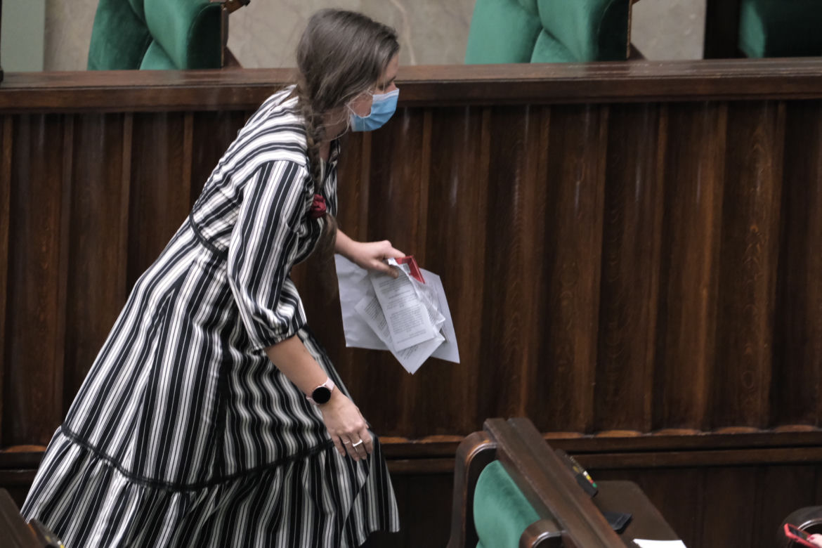 Klaudia Jachira w Sejmie