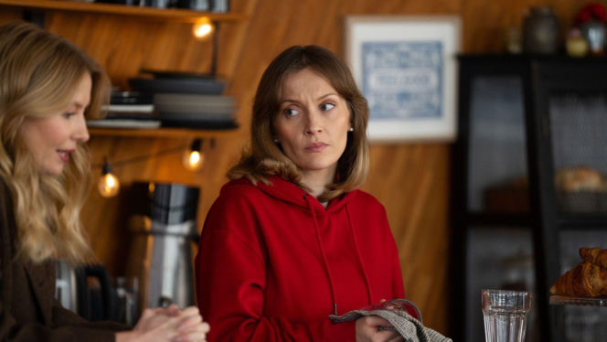 Barwy szczęścia, odcinek 3366: Dominika (Karolina Chapko), Renata (Anna Mrozowska)