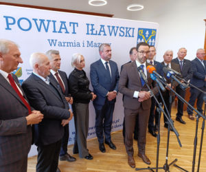 Podpisanie umów na przebudowy skrzyżowań na DK 15 w Sampławie i DK 16 w Lubajnach, Starych Jabłonkach i Zawadach Małych