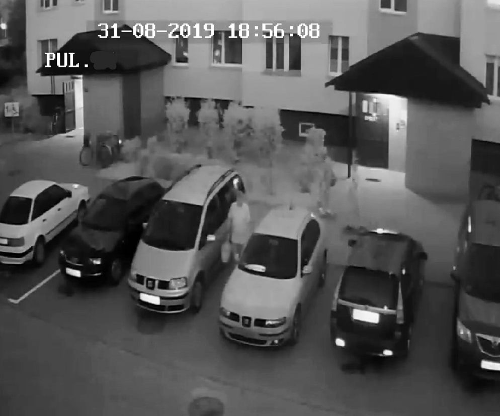 Suwałki. Wandal zarysował samochód zaparkowany pod blokiem