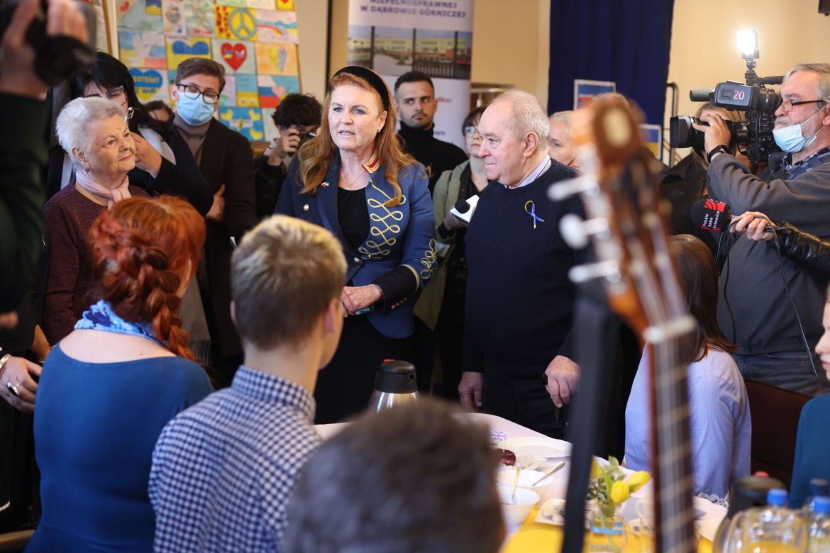 Sarah Ferguson w Dąbrowie Górniczej