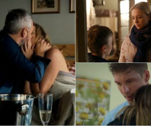 M jak miłość bije rekordy popularności, Iza (Adriana Kalska), Marcin (Mikołaj Roznerski), Joasia (Barbara Kurdej-Szatan), Wojtuś (Feliks Matecki), Adam Werner (Jacek Kopczyński), Anna (Tamara Arciuc