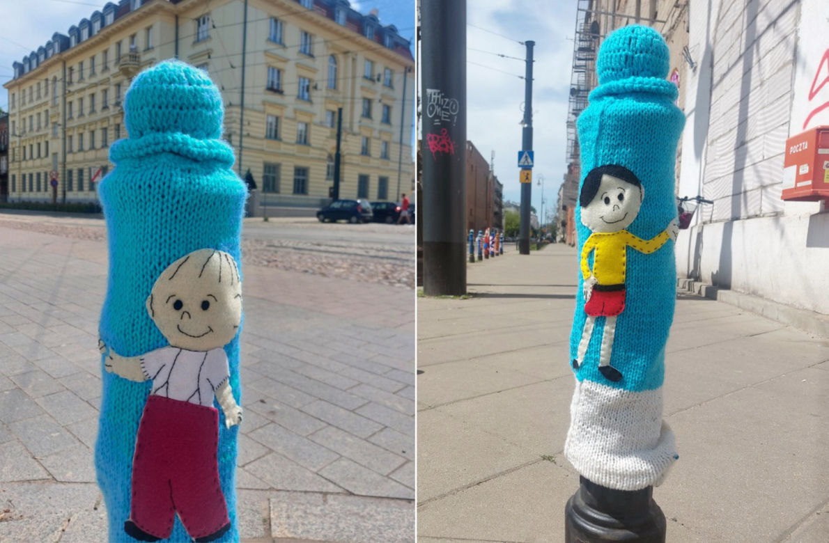 Kolorowa niespodzianka na Kawęczyńskiej w Warszawie. Kto je tam zawiesił?