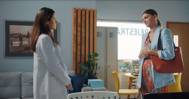 M jak miłość odc. 1909. Kasia (Paulina Lasota), Anka Sokołowska (Katarzyna Russ)