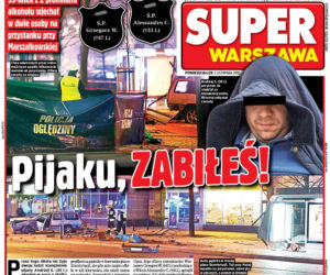 Był tak pijany, że pomylił ludzi z przystankiem