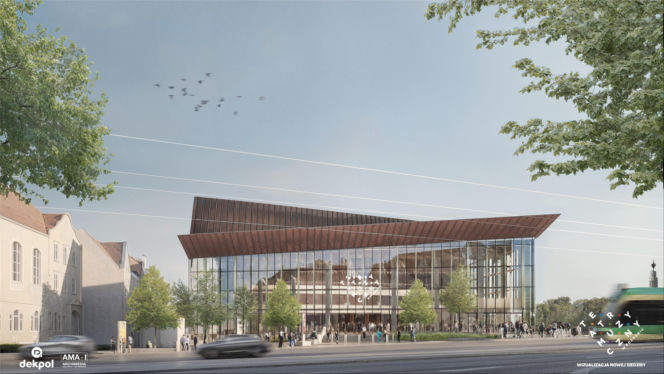 Wizualizacje nowej siedziby Teatru Muzycznego w Poznaniu