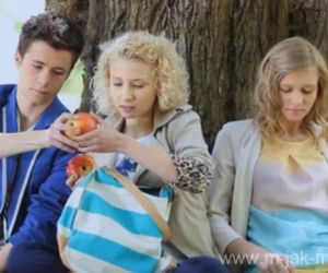 M jak MIŁOŚĆ. Łukasz (Adrian Żuchewicz), Ala (Katarzyna Ptasińska), Karolina (Aleksandra Kusio)