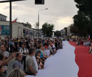 „Cześć i chwała bohaterom!”. Siedlczanie spotkali się w centrum miasta, by uczcić 82. rocznicę wybuchu Powstania Warszawskiego