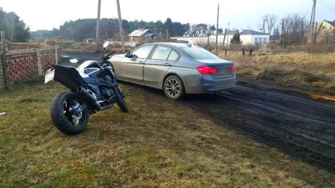 Pościg za kradzionym motocyklem