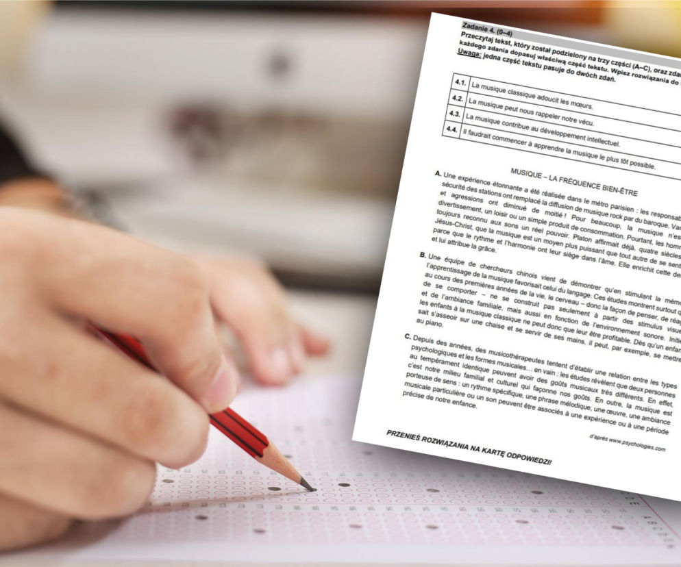  Matura 2022 język francuski rozszerzony: pytania, arkusze CKE. Zadania, arkusze CKE matura 2022 francuski poziom rozszerzony [10.05.2022]