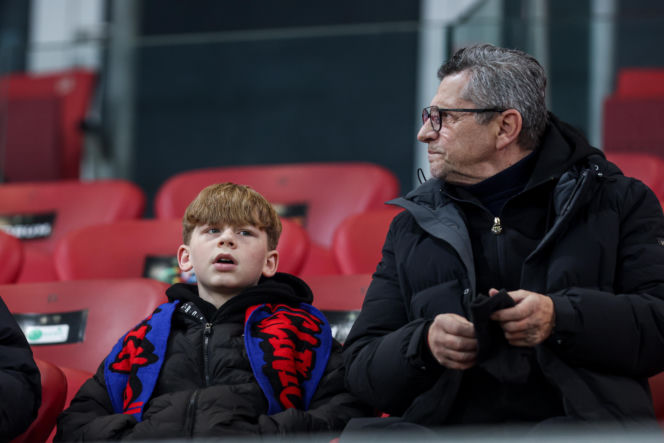 Mecz Piast Gliwice - Legia Warszawa. Kibice na stadionie