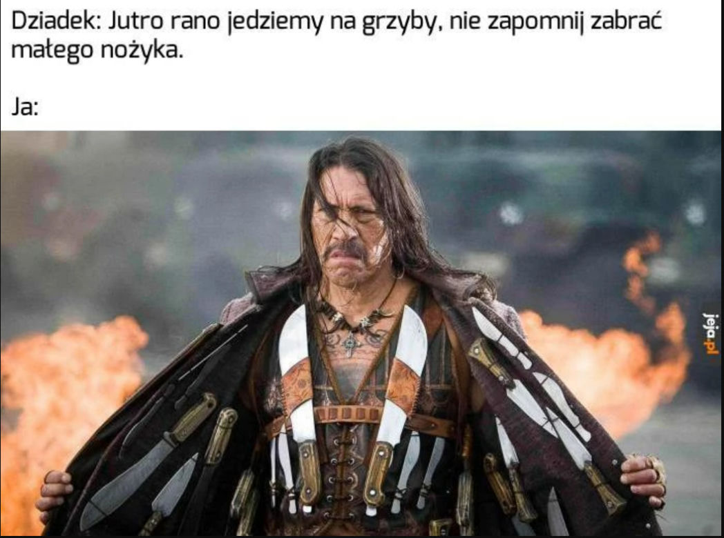 Nóż się w kieszeni otwiera i Janusz i szykuje się na grzyby! MEMY o grzybobraniu [GALERIA]