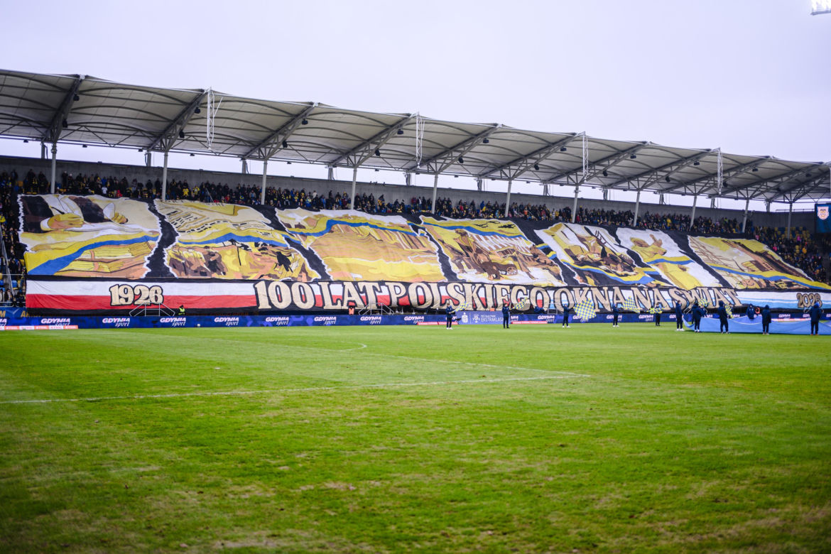 Arka Gdynia - Legia Warszawa: Zdjęcia kibiców z meczu 20. kolejki PKO BP Ekstraklasy