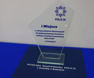 Mateusz Piątek z Siedlec najlepszym technikiem kryminalistyki na Mazowszu!
