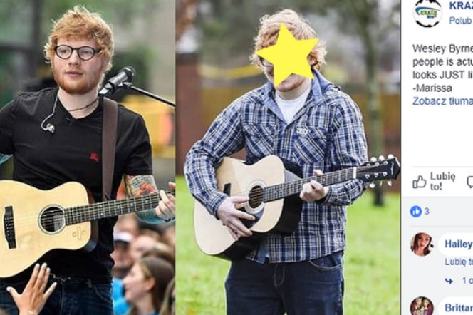 Ed Sheeran ma sobowtóra - rozpoznasz, który z nich jest prawdziwy?