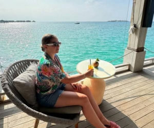 Jelena Ostapenko na wakacjach