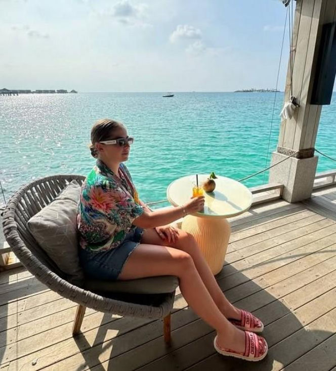 Jelena Ostapenko na wakacjach