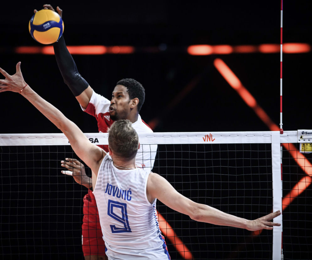 Siatkówka, Liga Narodów, Polska - Serbia, Rimini, 2021, Wilfredo Leon