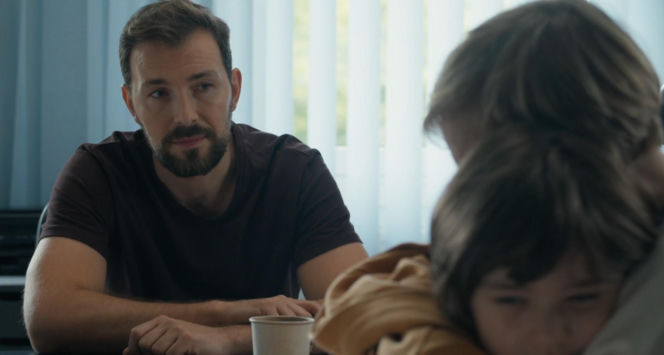 Barwy szczęścia odc. 3276. Sonia (Weronika Nockowska), Marcin Kodur (Oskar Stoczyński), Mateuszek (Filip Kowalewicz)